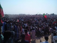 Larkana Jalsa: PTI attracts huge crowd