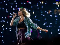 Singer Taylor Swift performs during her "1989" world tour at MetLife Stadium on Saturday, July 11, 2015, in East Rutherford, New Jersey. (Photo by Charles Sykes/Invision/AP)