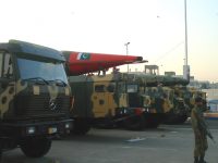 Military Truck Carrying IRBMs of Pakistani Army