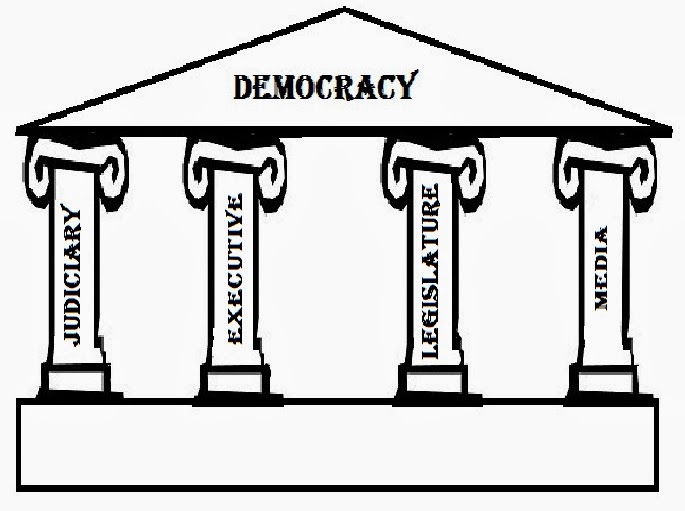 essay on media the fourth pillar of democracy