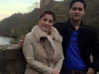 FIle photo Maryam Nawaz with her son Muhammad Junaid Safdar.