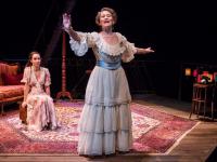 Kate O'Flynn and Cherry Jones in The Glass Menagerie, a Broadway Based on The Book. CREDIT: JOHAN PERSSON